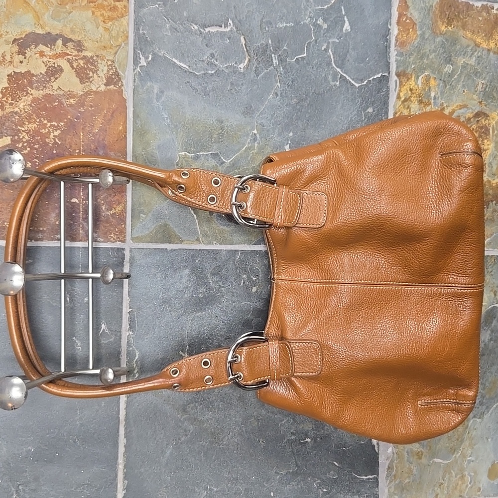 Tignanello Brown Leather Shoulder Bag